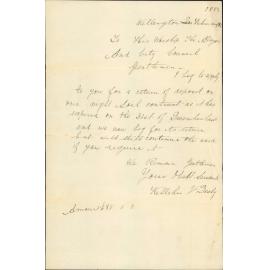 Application for return of deposit regarding night store contract - Kelleher & Dealy