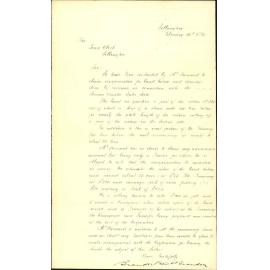 Claim in account of land taken for Wainui Water works - Brandon, Shaw & Brandon