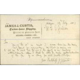 Rent of town Belt reserve - James J Curtis