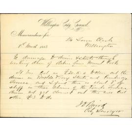 Estimate of cost of damage caused by debris from Mount Cook prison - City Surveyor