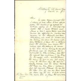 Report regarding complaints made by W B Edwards - Inspector of Nuisances