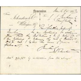 Offer for purchase portion of Wainui water race, sanction of terms - Johnston and Co