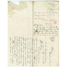 Damage to his property through overflow of drains - J Hopwood