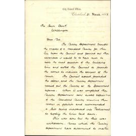 General survey of city and copies of same - Town Clerk, Christchurch