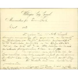 Memo regarding Mr A E Russell claim for compensation and his deed of release - The Mayor