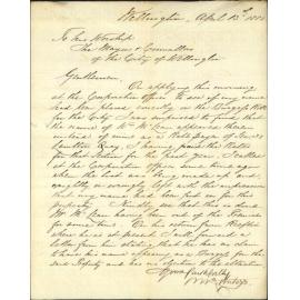 Application to leave name inserted in Burgess Roll - W R Waters