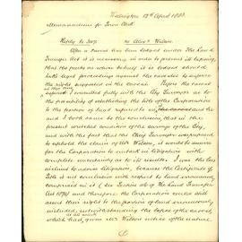 Tender for lease of section 32, Town Belt - H Dunbar Johnson