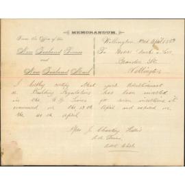 Application for modification of building regulations - J Danks & Son