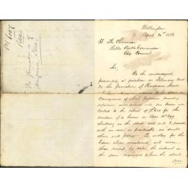Petition regarding formation of Hargreaves Street
