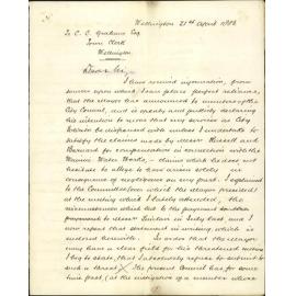 Declining to act further as solicitor to the Corporation under present circumstances - City Solicitor
