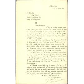 Claim in account of the Cube Street drain - P Garbez