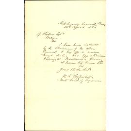 Notice of survey of proposed road across the Kaiwarra [Kaiwharawhara] water reserve - Hutt County Council