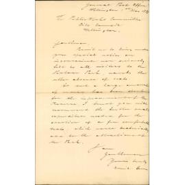 Application for seats in the Newtown Park - Emil Seun