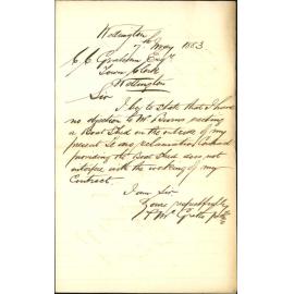 Granting permission to J Burns for erection of boat shed - P McGrath