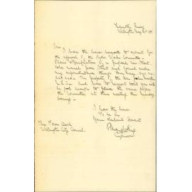 Application for leave to construct Jessie Street - P M King