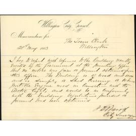 Report as to buildings at Port, Printing Office - City Surveyor