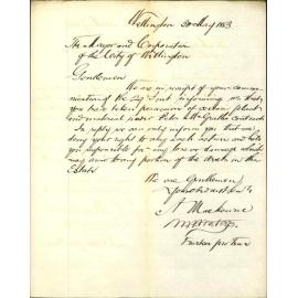 Seizure of sundry plant by the Corporation - trustees of P McGrath