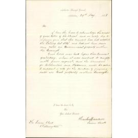 Not adopted Rating Act 1882 - Town Clerk Ashburton