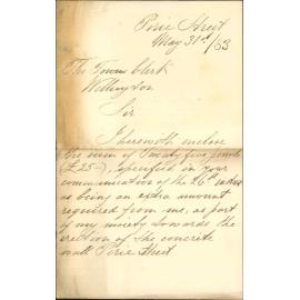 Forwarding £25 additional for wall - James Wilkinson