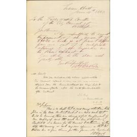 Application for remission of penalties in contract - W J Oakes