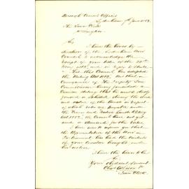 Crown Lands Rating and Rating Act 1882, adopted - Town Clerk Sydenham