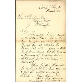 Crown Lands Rating Act 1882 - Town Clerk Hampden