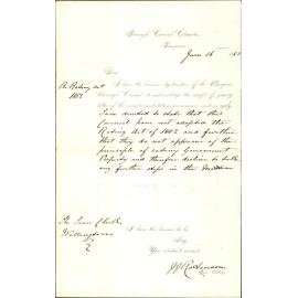 Crown Lands Rating Act 1882 - Town Clerk Rangiora