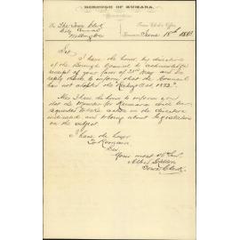 Crown Lands Rating Act 1882 - Town Clerk Kumara