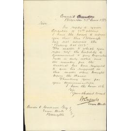 Crown Lands Rating Act 1882 - Town Clerk Riverton