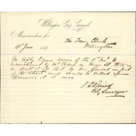 Encroachment by Mr Ebden in Moore Street - City Surveyor