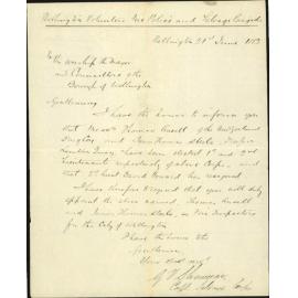 Request for the appointment of certain Fire Inspectors - Wellington Volunteer Fire Police and Salvage Brigade