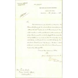 Tender to be called for Post Office Clock - Post Office Department