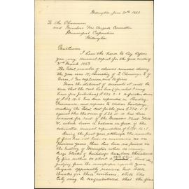 Municipal Fire Brigade Annual Report for 1883 - Superintendent