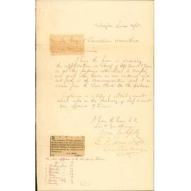 Application regarding building regulations on account of Edwards & Green accompanied by plan - E F Jones