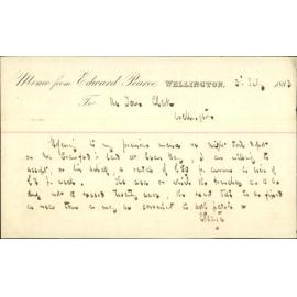 Queries for rental of Evans Bay at night soil depot - Edward Pearce