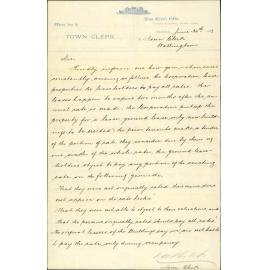 Collection of arrears of rates - Town Clerk Auckland