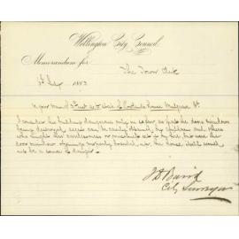 State of Rowlands house, Mulgrave Street - City Surveyor
