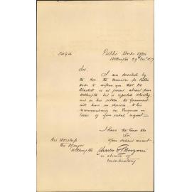 As to Mr Blackett appointing waterworks engineer - Gen Gov Public Works