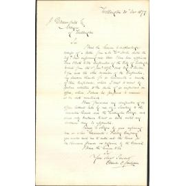 Re appointment as Wellington City Council [WCC] Town Clerk - Charles Graham