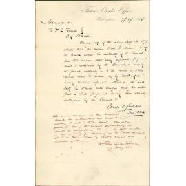 Re withdrawing money from the bank - Town Clerk