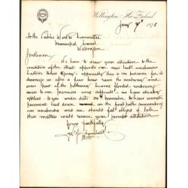 Re condition of Customhouse Quay - William J Turnbull