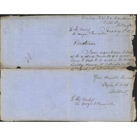 Re asking Mayor and Councillors to attend to meeting - Stephen Bishop