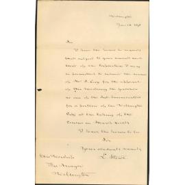 Re S Levy appointment re taking of census - L Stowe