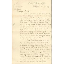 Re report re signing of cheques - Town Clerk