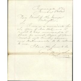 Re unsuccessful Town Clerk application, wants testimonials back - Mr Scandre