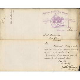 Accounts of expenses to 1st Dec 1877 - Wellington Volunteer Fire Brigade