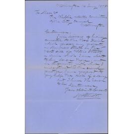 Re connecting Manners Street property to box drain - W Stuart