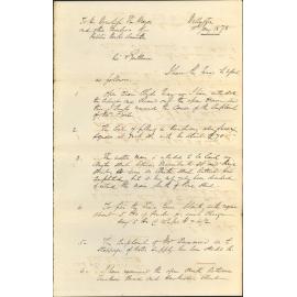 Re report to Council - City Engineer