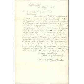 Asking for copies of drainage enquiry report - James Petherick Jr
