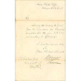 Re 1878-79 general purposes valuation - City Valuer